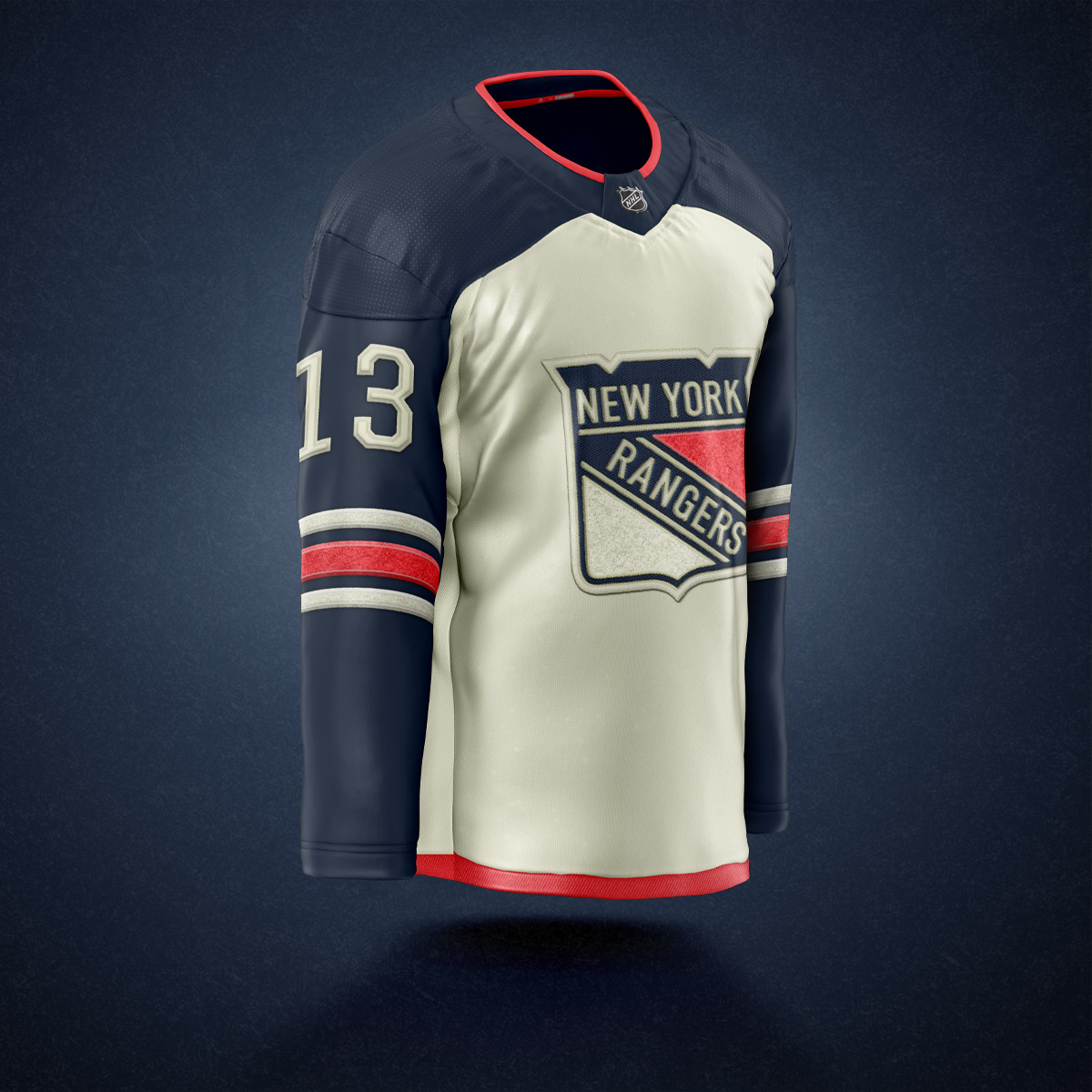 NYR jersey concept front view