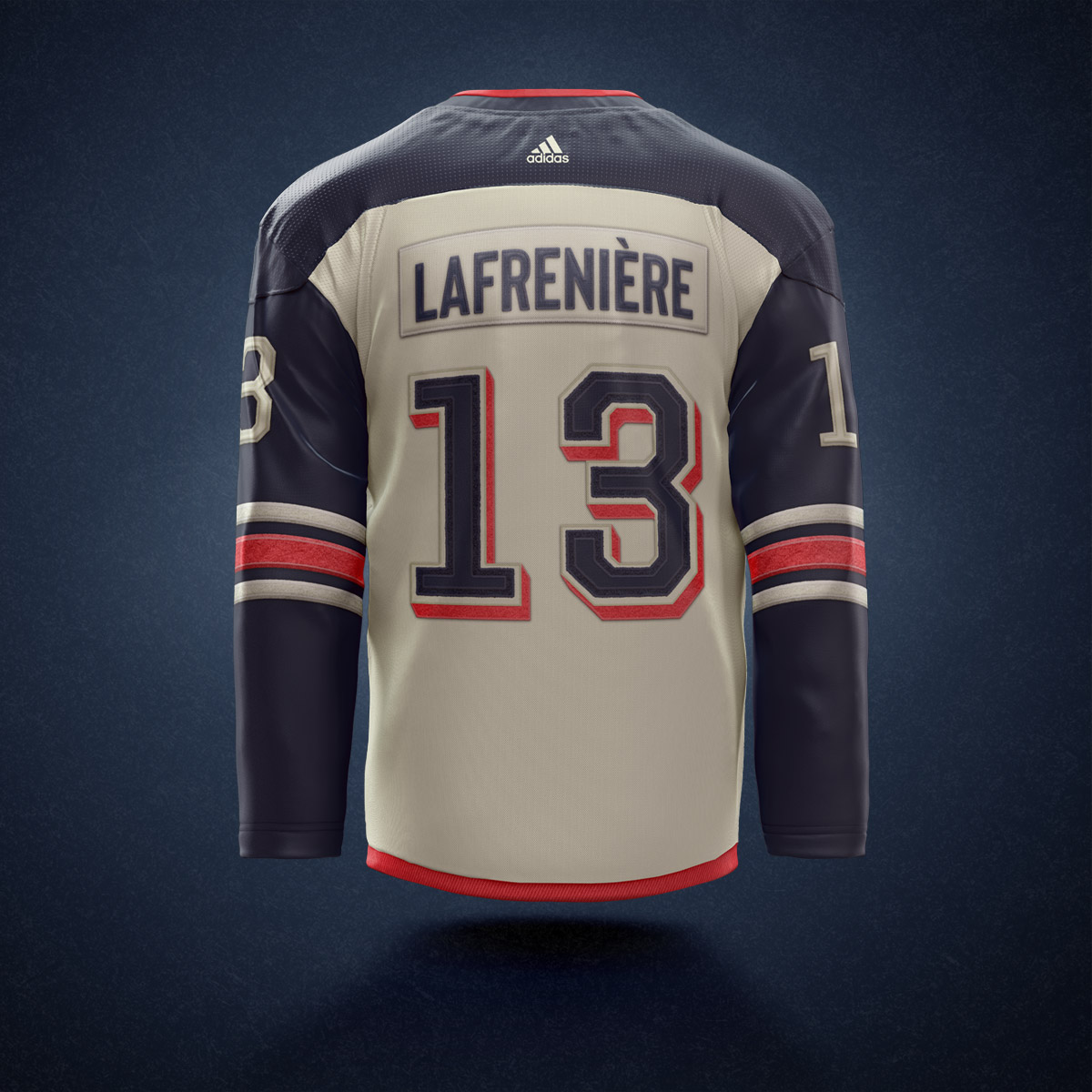 NYR jersey concept front view